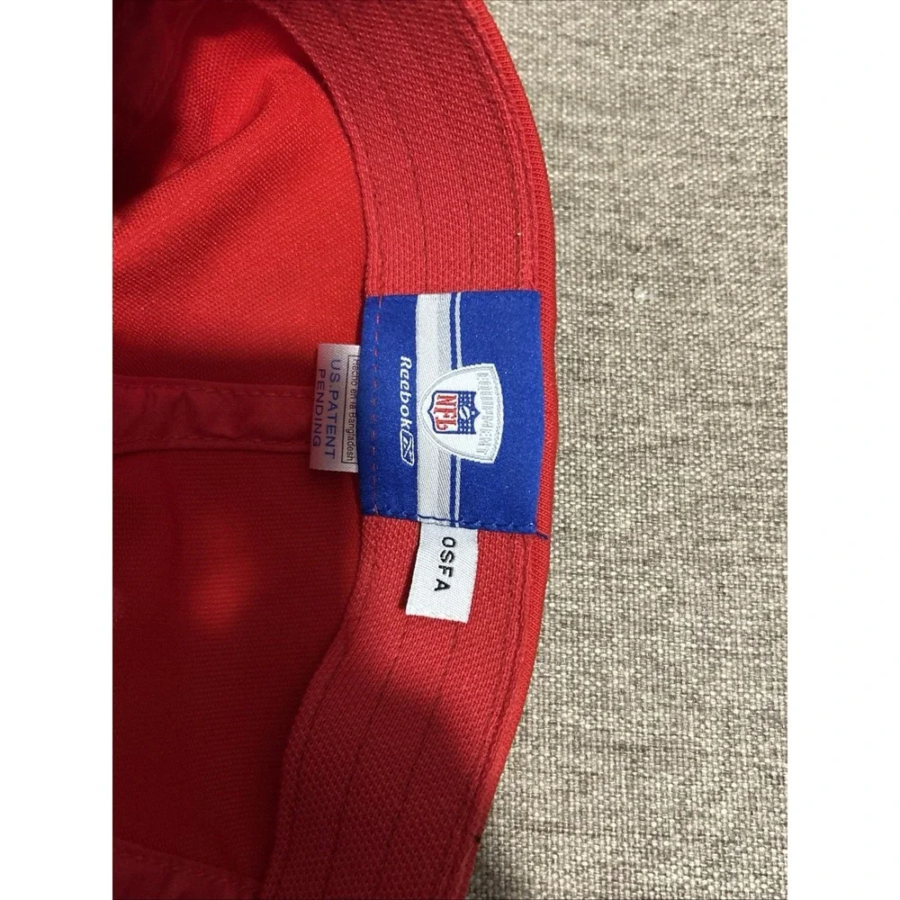 Vtg NFL Kansas City Chiefs Reebok Baseball Cap Hat OSFA Stretch Fit NWOT